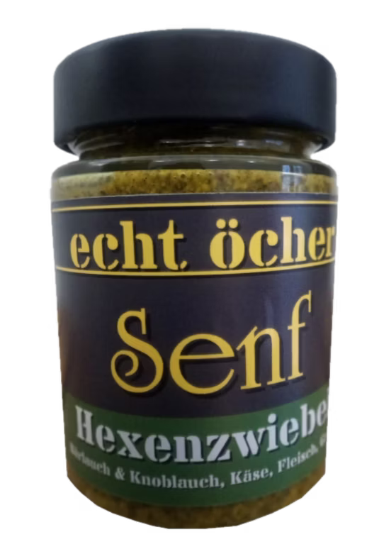 Echt Öcher Senf - Hexenzwiebel-Knoblauch-Senf