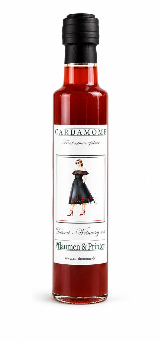 Dessert Pflaumen-Printen Essig