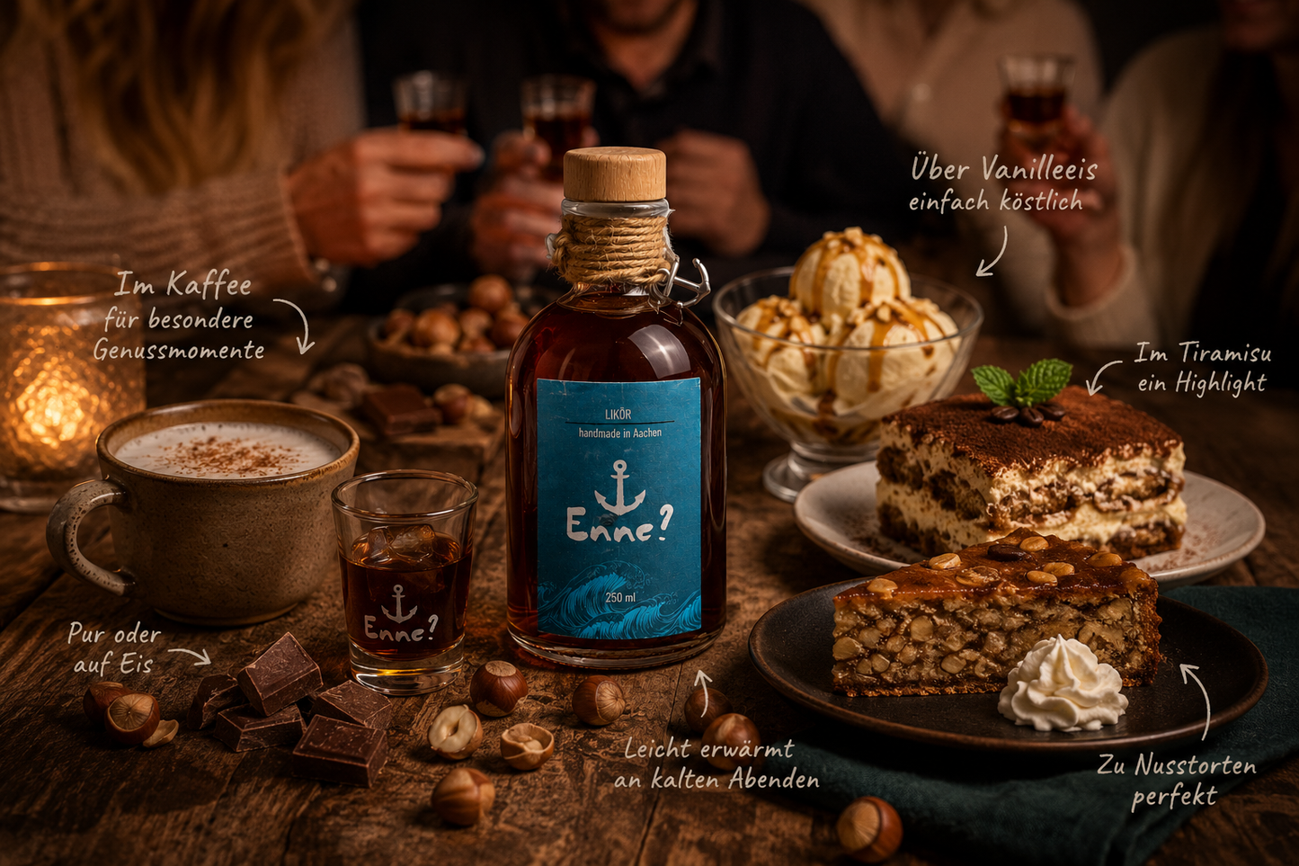 Haselnuss-Whisky Likör – Handgemachter Genuss mit aachener Herz –
